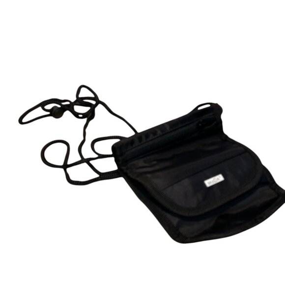 MoDA Travel Wallet Black Durable Adjustable Strap Versatile Bi-Fold Design - Picture 4 of 6